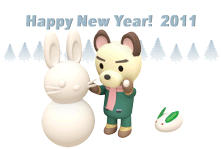 年賀状うさぎ11 年賀状うさぎ11