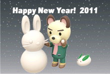 年賀状うさぎ15 年賀状うさぎ15